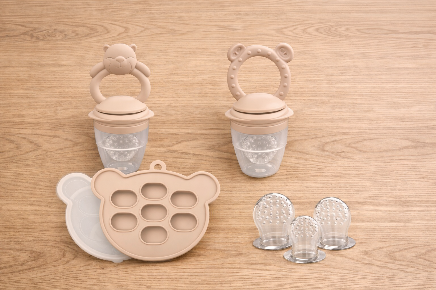 Silicone Teether with Fruit Shapes